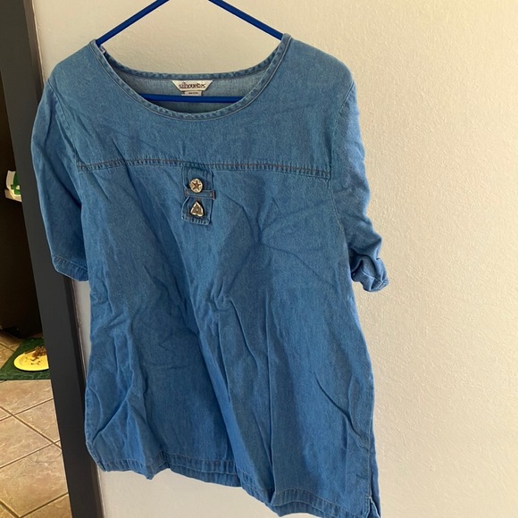 Silhouettes denim top xl - Picture 1 of 3